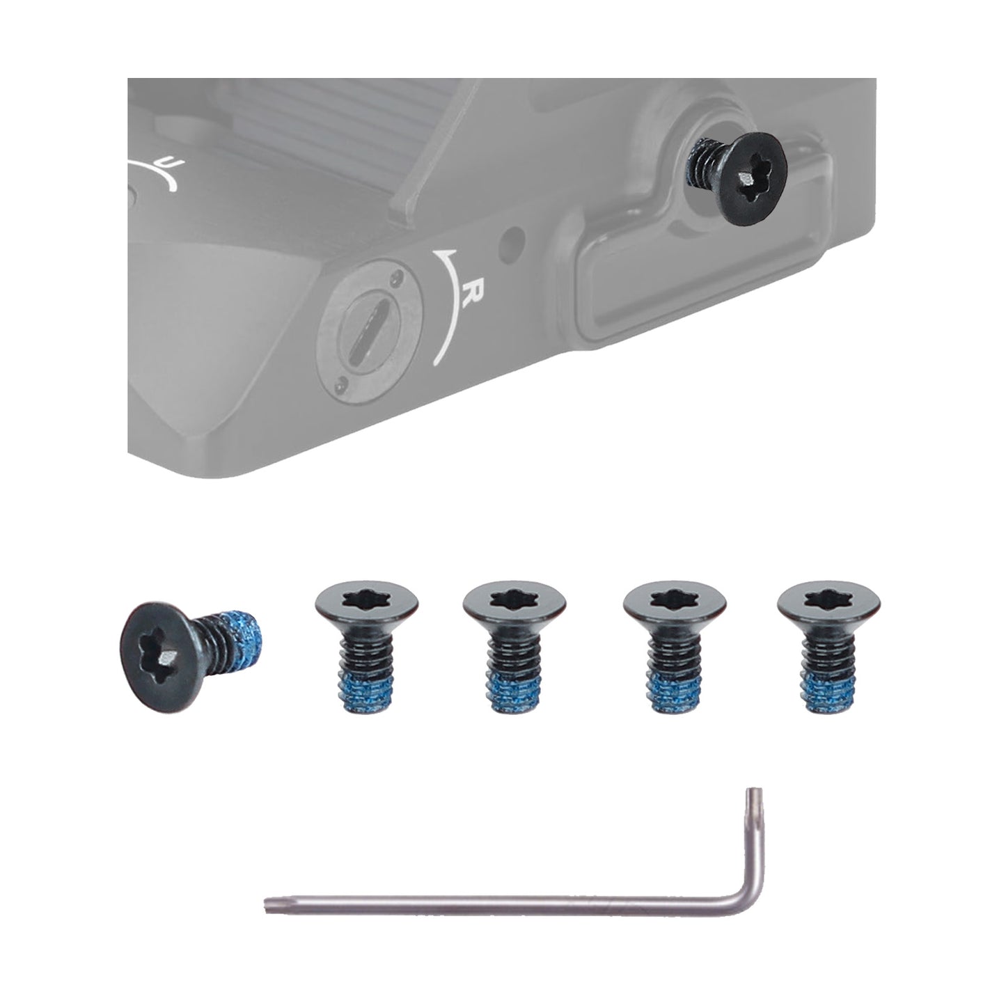 ohhunt® Replacement Red Dot Screw Set for Holosun Optic Battery Tray fit 407K/507K/407C/507C/508T/509T