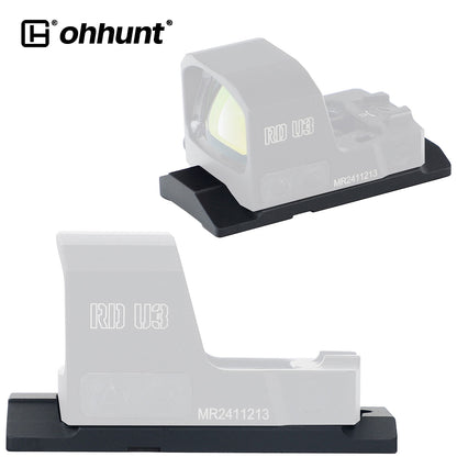 ohhunt® Red Dot Adapter Plate Compatible with RMSc Cut Optic Holosun 407K/507K/EPS Fit CZ Shadow 2