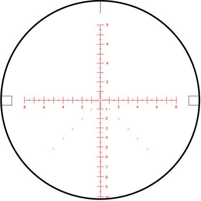 ohhunt® LR FFP 1.5-12X28 IRスコープ、ガラスエッチングレチクル、赤色照明、タレットロックリセット