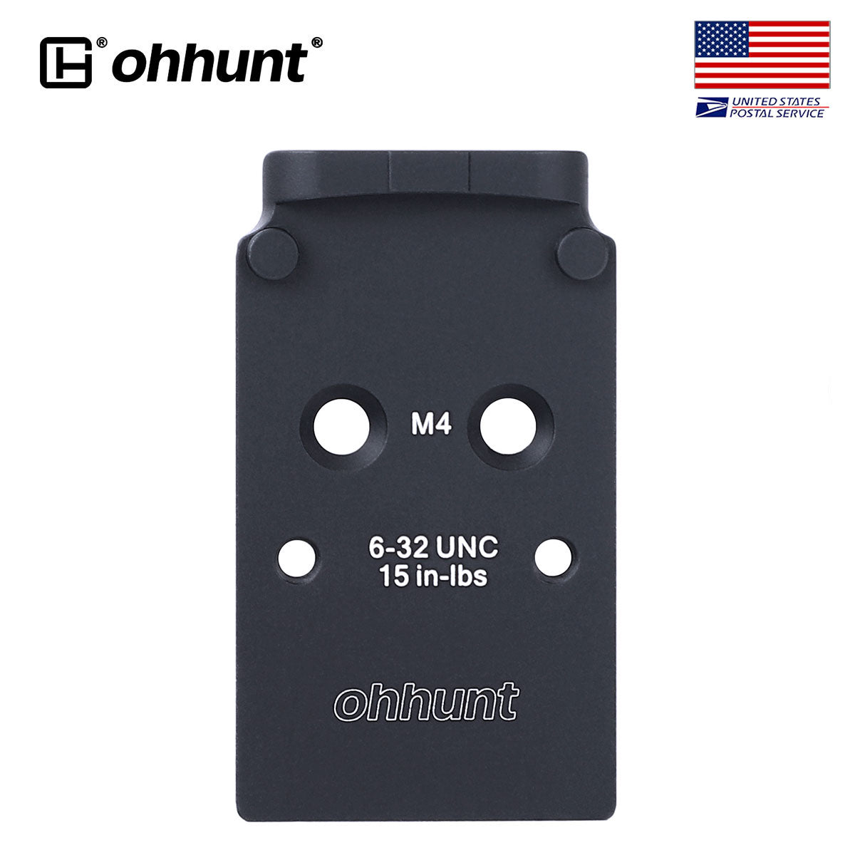 ohhunt® Red Dot Adapter Plate Compatible with RMR Footprint Optic for HK VP9 Optics Ready