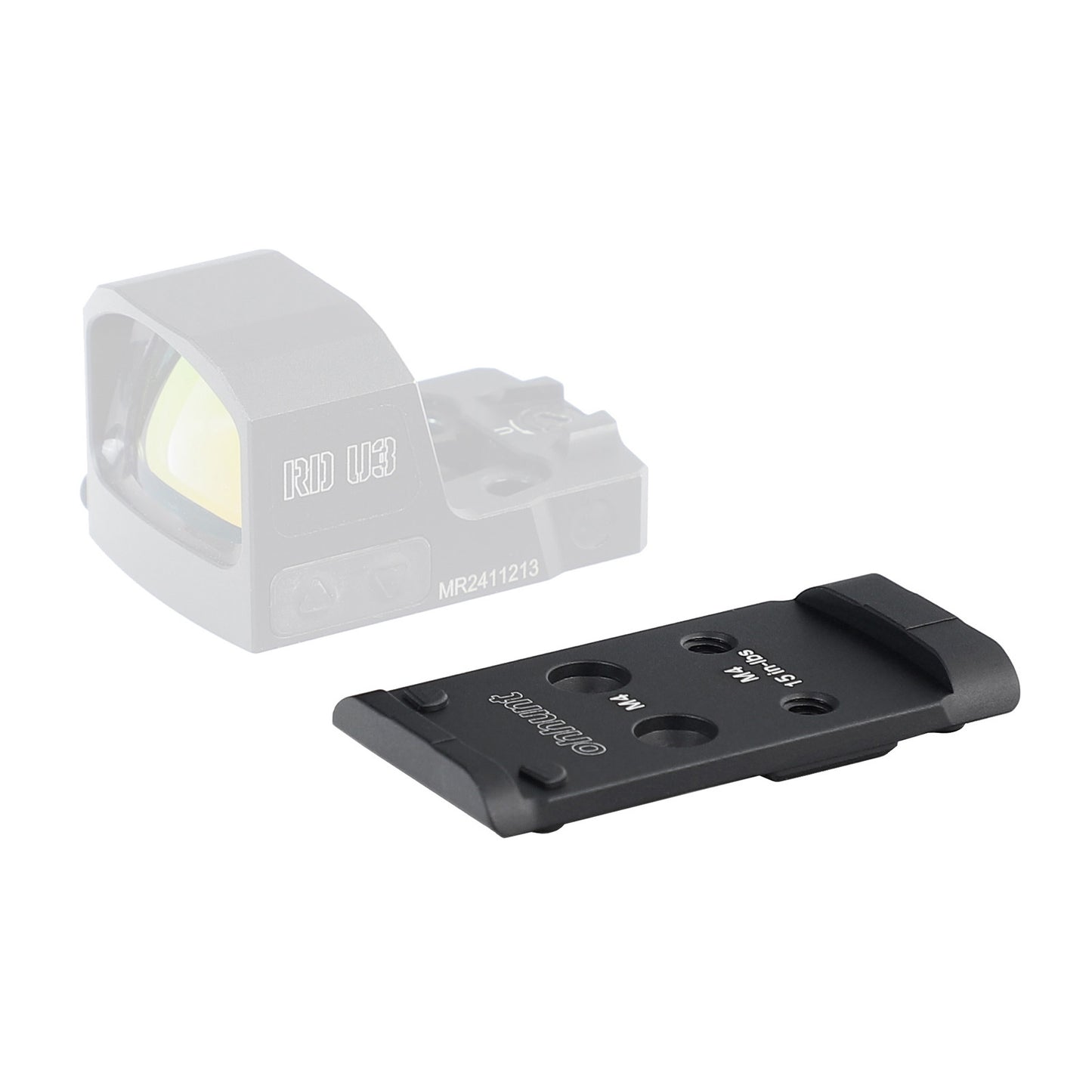 ohhunt® Adapter Plate for Shield RMSc Optic Ready Footprint Cut Compatible with HK VP9 Optics