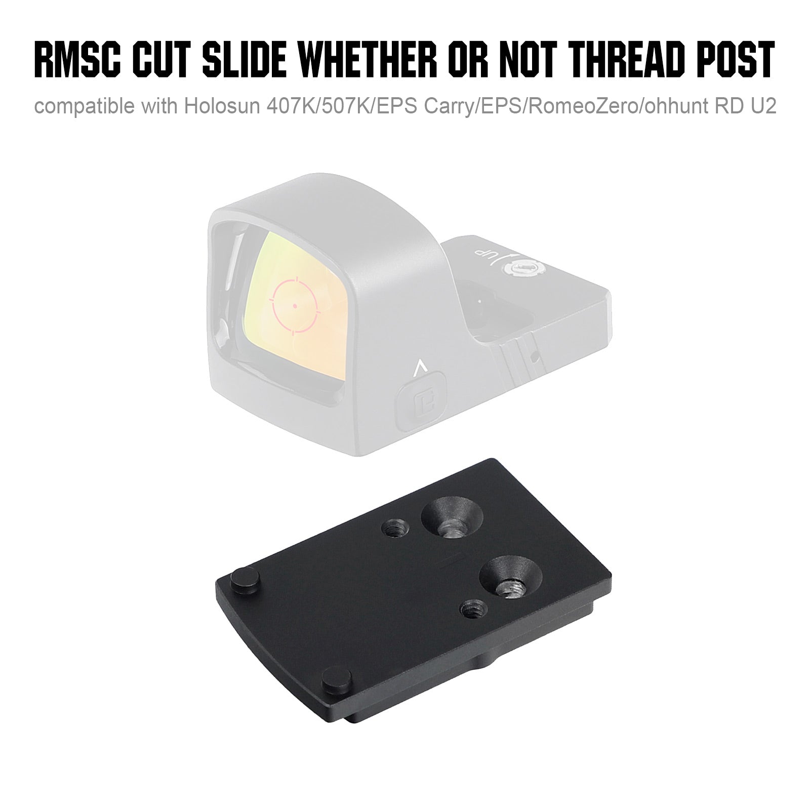 RMSC to RMR Adapter Plate for RMS Cut Slide – ohhunt