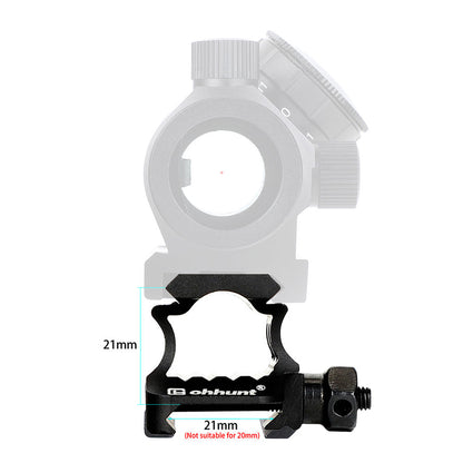  0.825 in Picatinny red dot Riser Mount 