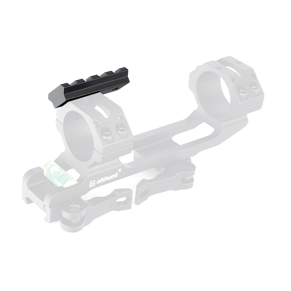 ohhunt® 30mm QD Cantilever Scope Mount with Top Picatinny Rail & Bubble Level