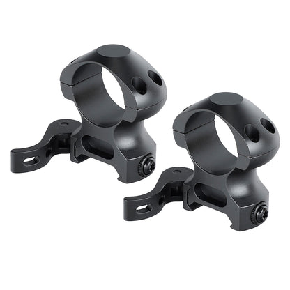 Steel 1 inch Quick Release Picatinny Scope Rings - High Profile