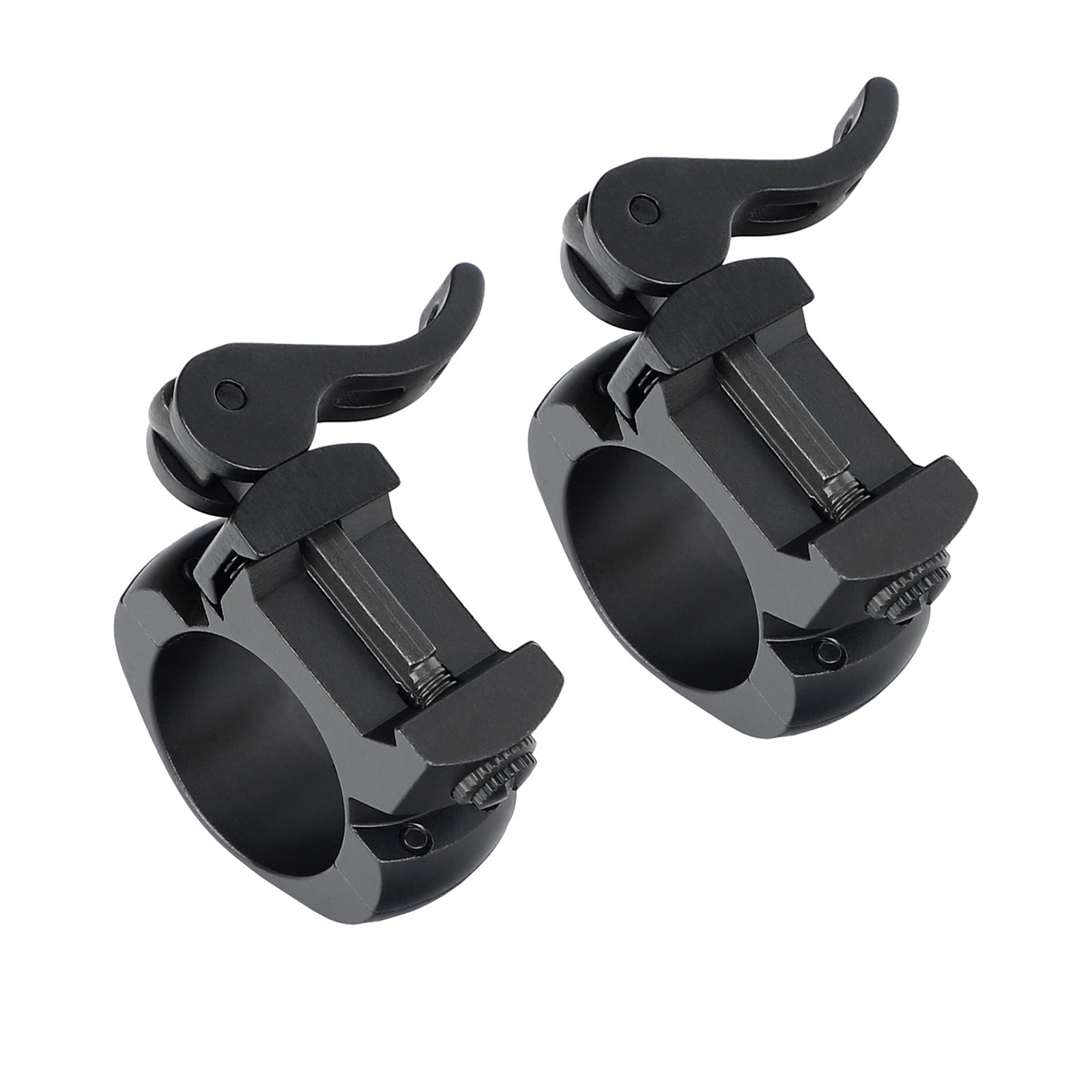 Steel 1 inch Quick Release Picatinny Scope Rings - bottom