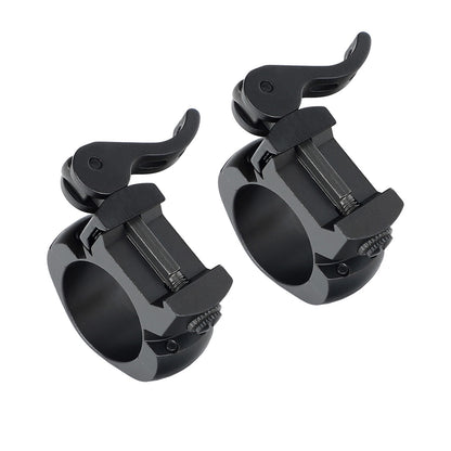Steel 1 inch Quick Release Picatinny Scope Rings - bottom