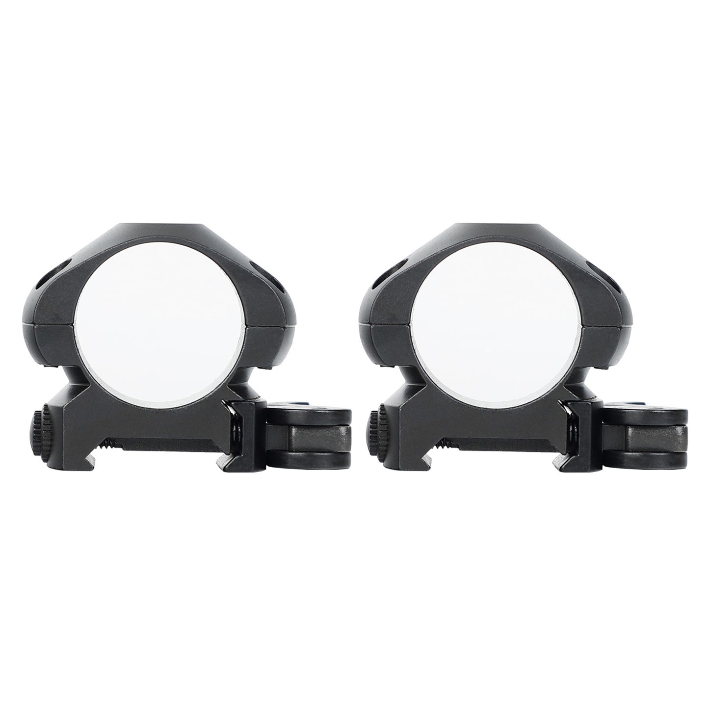 Steel 1 inch Quick Release Picatinny Scope Rings - Low Profile