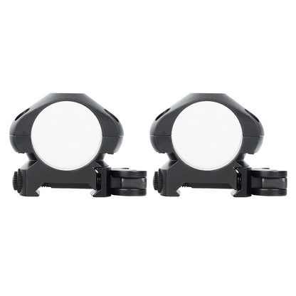 Steel 1 inch Quick Release Picatinny Scope Rings - Low Profile
