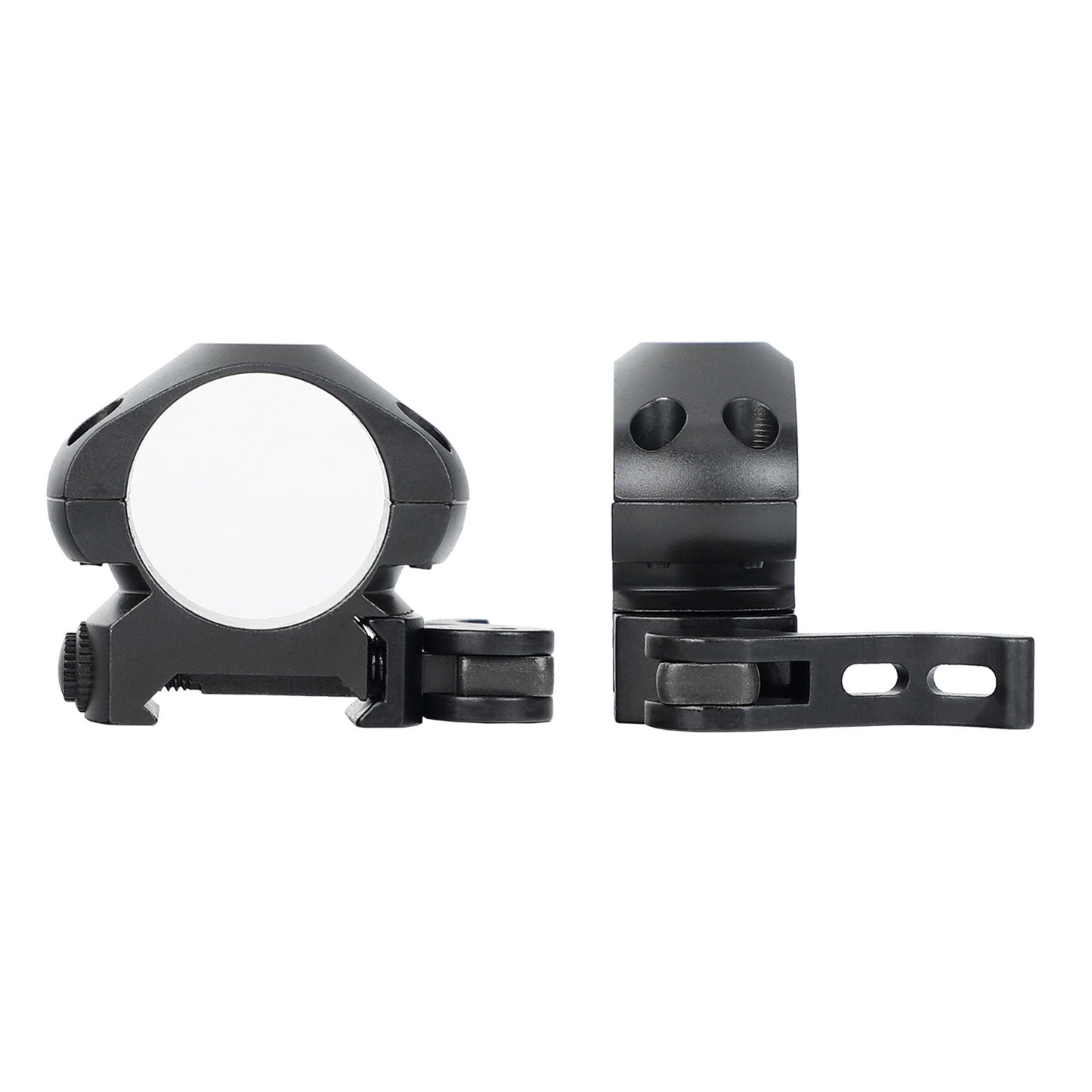 Steel 1 inch Quick Release Picatinny Scope Rings - Low Profile
