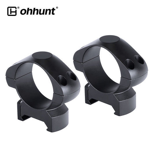 ohhunt® Steel 30mm Picatinny Scope Rings - Low Profile 0.28"
