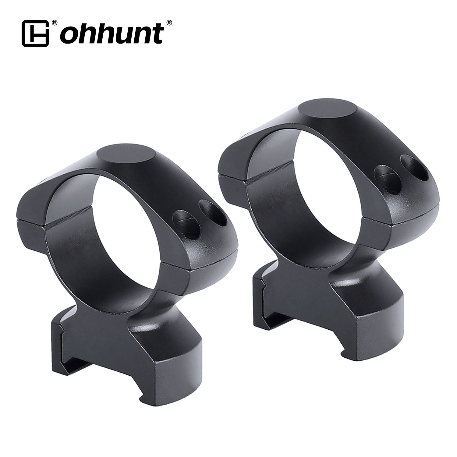 ohhunt® Steel 30mm Picatinny Rifle Scope Rings - Med Profile 0.5