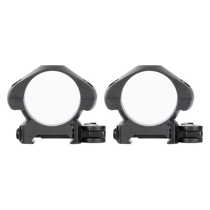 Steel 30mm Quick Release Picatinny Scope Rings