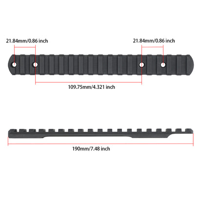 ohhunt® Steel Picatinny Rail Scope Mount for Savage Edge, Savage Axis