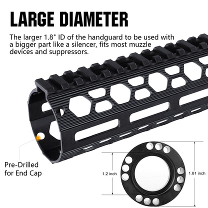 AR-15 suppressor ready handguard 