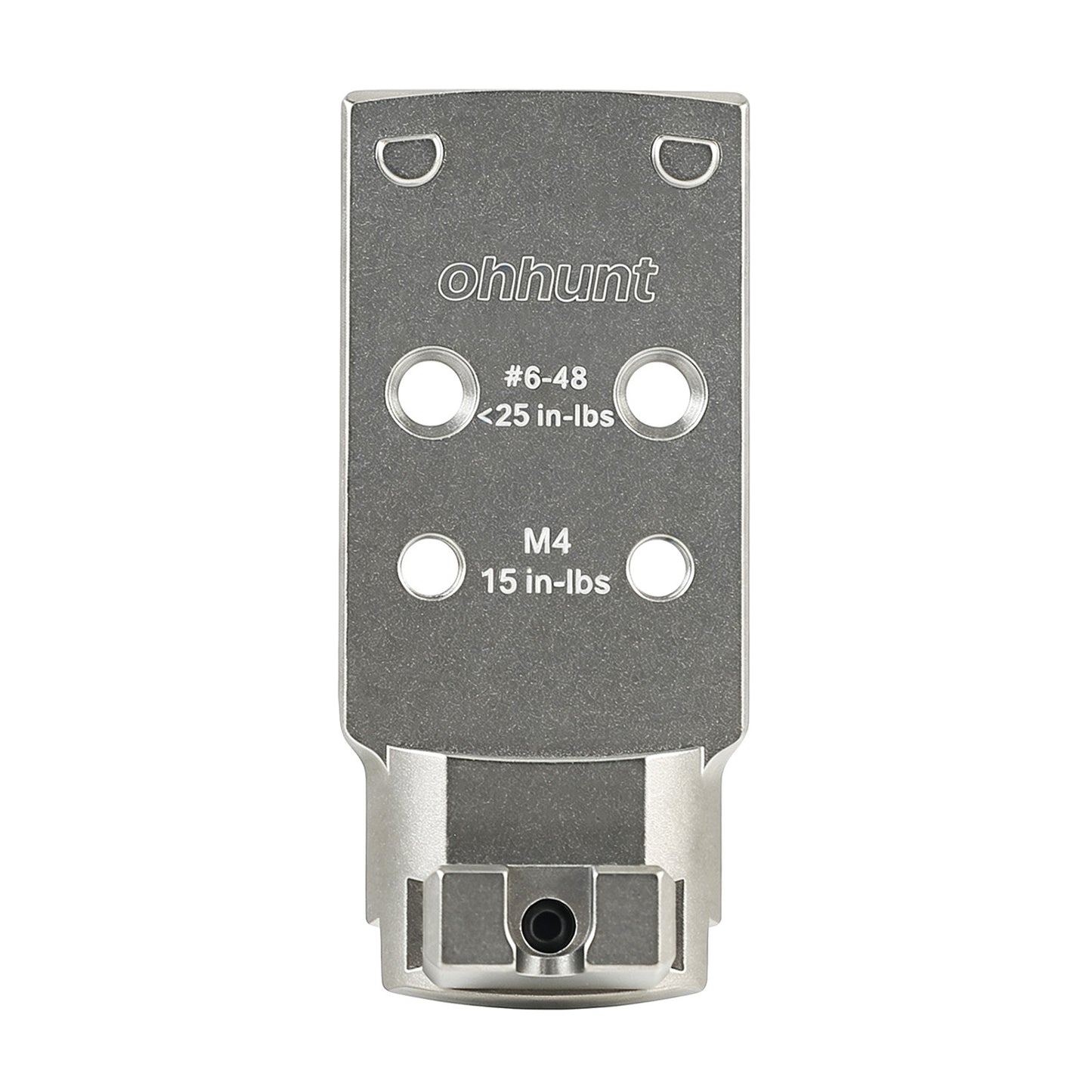 ohhunt® Titanium Adapter Plate for 1911 DS (A14B) equipped with the AOS Compatible with Holosun 407K/507K / Shield RMSc/SMSc/RMS2