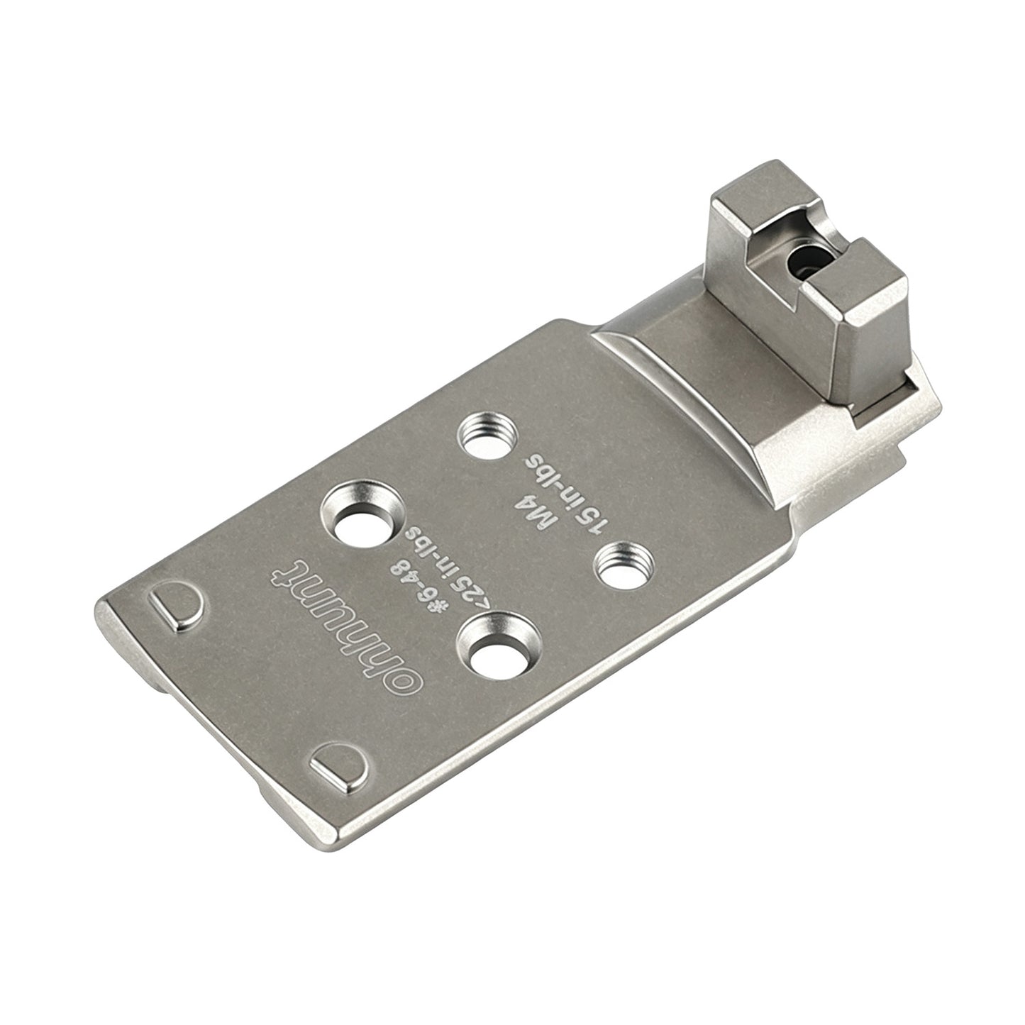 ohhunt® Titanium Adapter Plate for 1911 DS (A14B) equipped with the AOS Compatible with Holosun 407K/507K / Shield RMSc/SMSc/RMS2