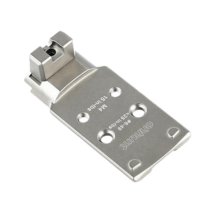 ohhunt® Titanium Adapter Plate for 1911 DS (A14B) equipped with the AOS Compatible with Holosun 407K/507K / Shield RMSc/SMSc/RMS2