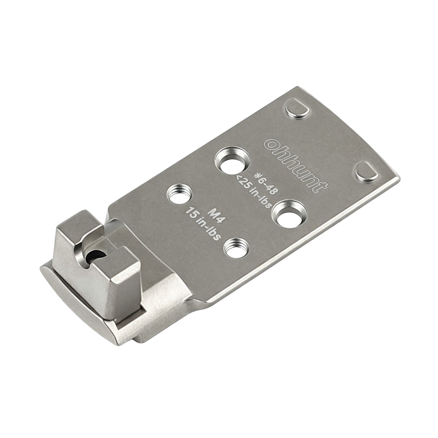 ohhunt® Titanium Adapter Plate for 1911 DS (A14B) equipped with the AOS Compatible with Holosun 407K/507K / Shield RMSc/SMSc/RMS2