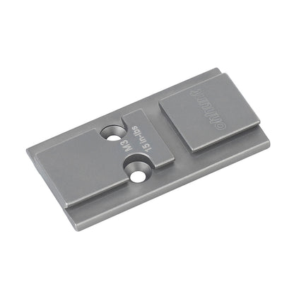 ohhunt® Titanium Adapter Plate for Glock 17 19 MOS Compatible with ACRO P-1/P-2/C-2