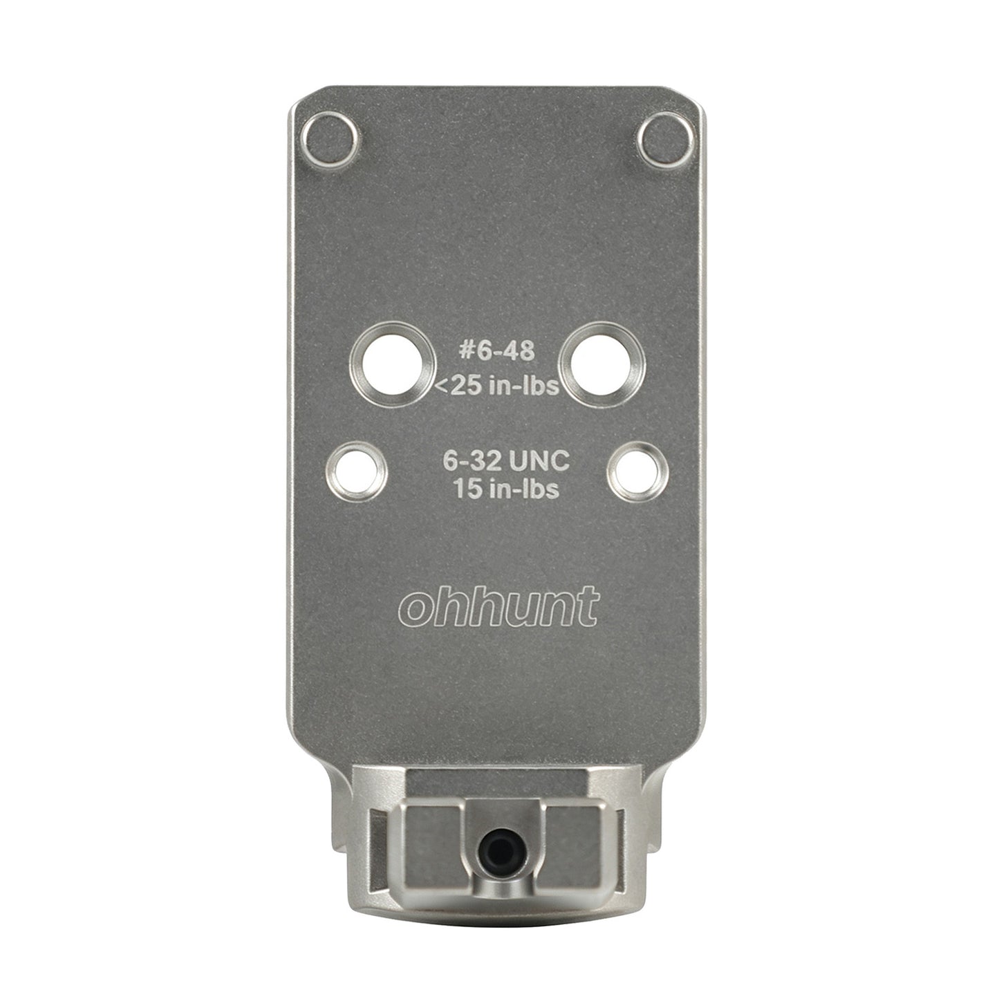 ohhunt® Titanium Adapter Plate for 1911 DS/A14B Compatible with RMR Footprint Optics