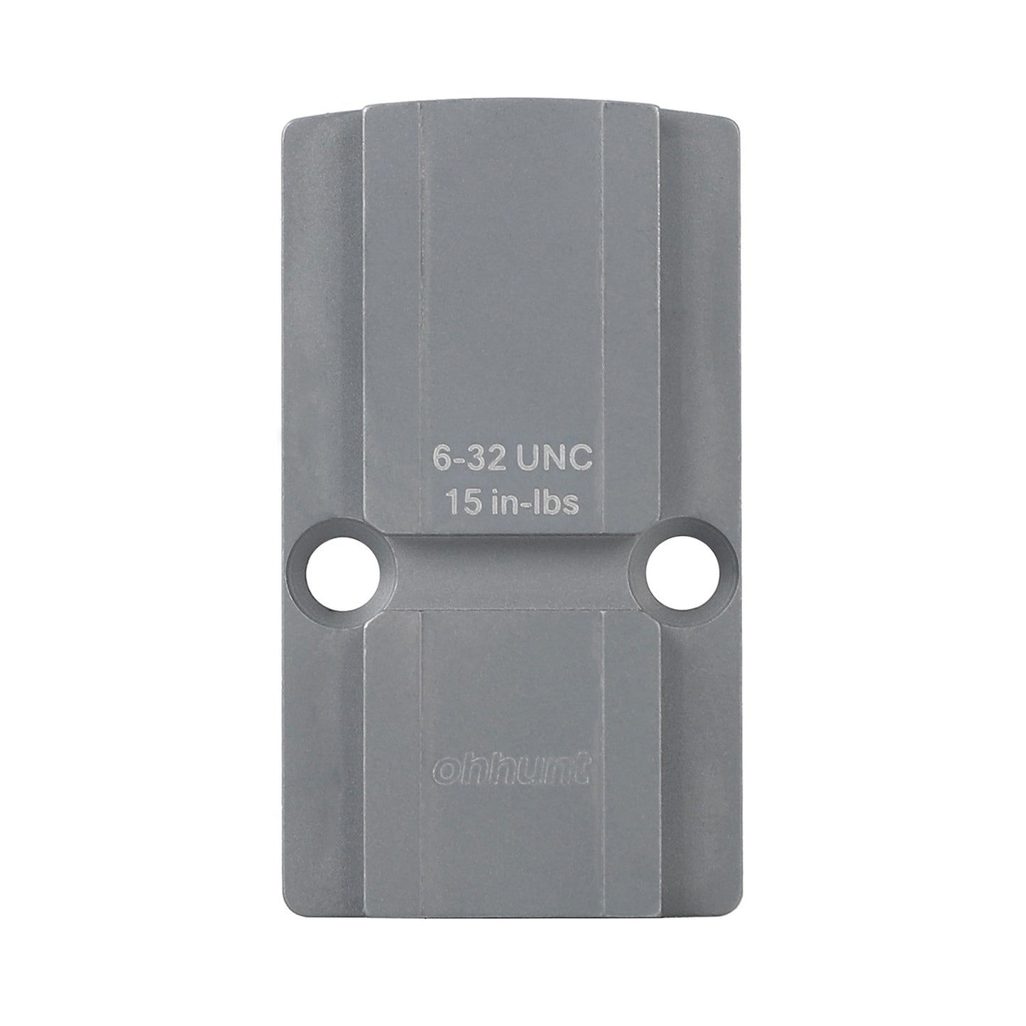 ohhunt® Titanium RMR to ACRO Adapter Plate fits RMR Cut Slide compatible with Aimpoint ACRO P-1/P-2/C-2,Steiner MPS, ,ohhunt FB O4