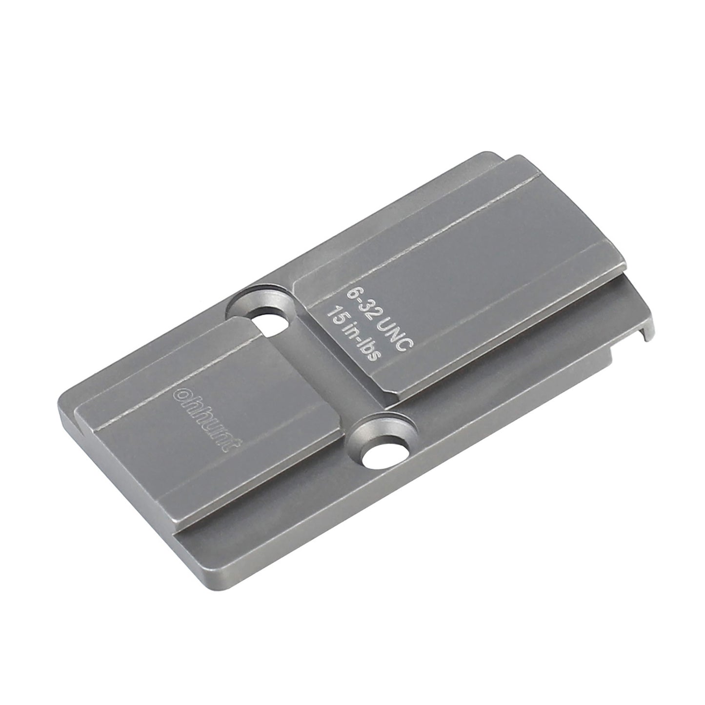 ohhunt® Titanium RMR to ACRO Adapter Plate fits RMR Cut Slide compatible with Aimpoint ACRO P-1/P-2/C-2,Steiner MPS, ,ohhunt FB O4