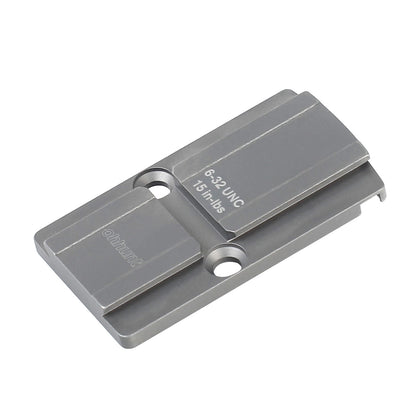 ohhunt® Titanium RMR to ACRO Adapter Plate fits RMR Cut Slide compatible with Aimpoint ACRO P-1/P-2/C-2,Steiner MPS, ,ohhunt FB O4