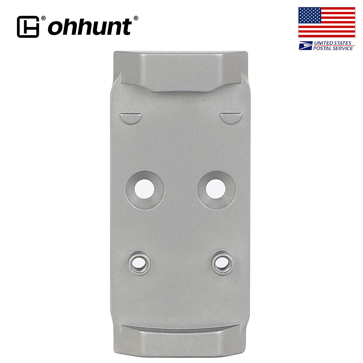 Titanium RMSc Red Dot Adapter Plate fit CZ P-10