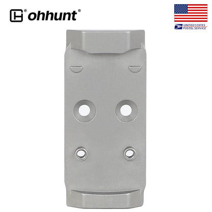 Titanium RMSc Red Dot Adapter Plate fit CZ P-10