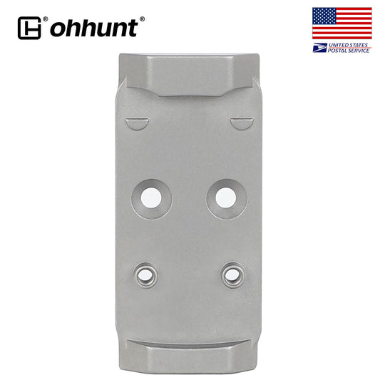 Titanium RMSc Red Dot Adapter Plate fit CZ P-10