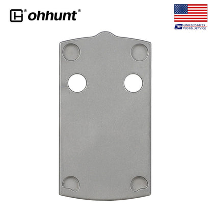 ohhunt® Titanium Adapter Plate RMSc footprint Compatible with Hellcat OSP, Holosun 407K/507K, fit Glock 43X/48 MOS