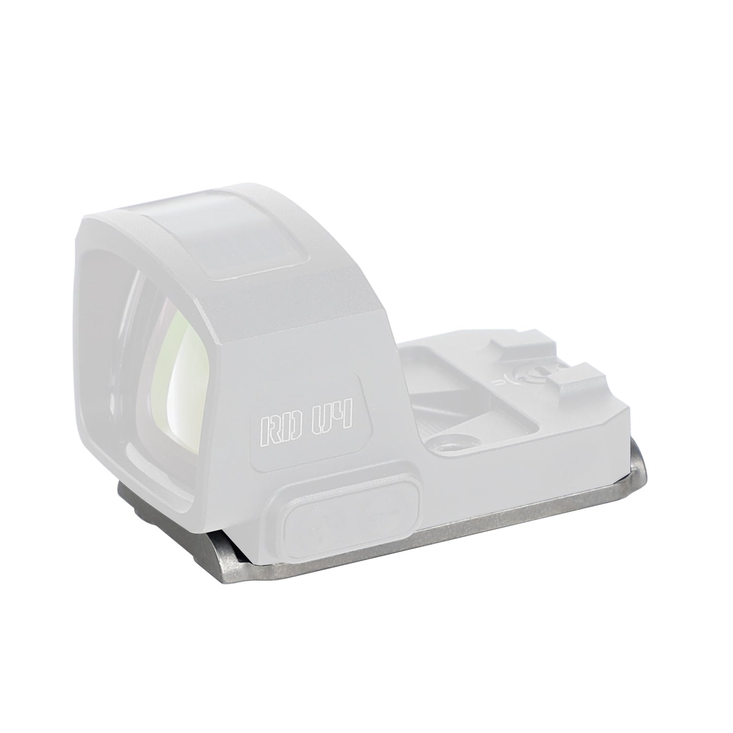 ohhunt® Titanium Adapter Plate Compatible with RMR Footprint Optics Holosun 407/507C/508T/SRO, fit for Glock 17 19 MOS