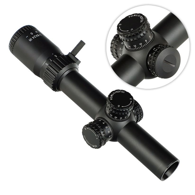 ohhunt® LR 1-8X24 Compact Rifle Scopes SFP 1-8x LPVO Optics 30mm Tube