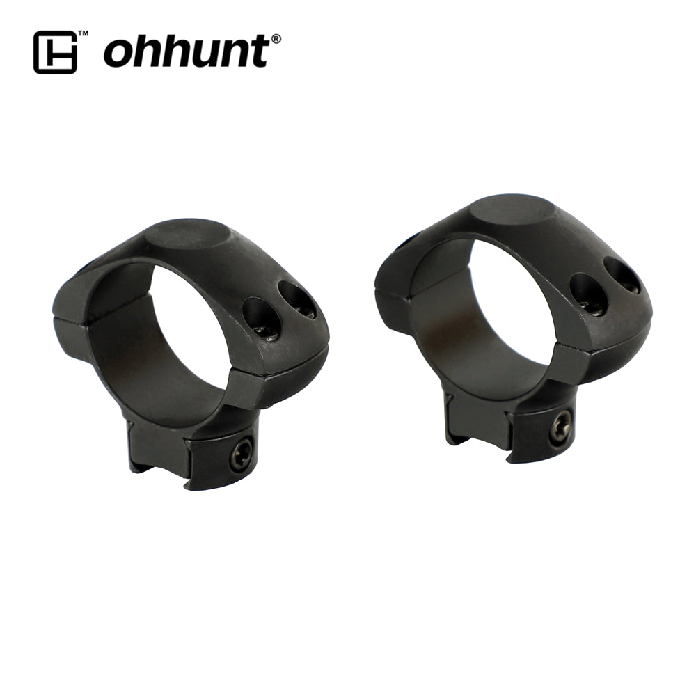 ohhunt® Steel 1 inch Scope Rings Mount for 11mm 3/8 Dovetail Rail Airg