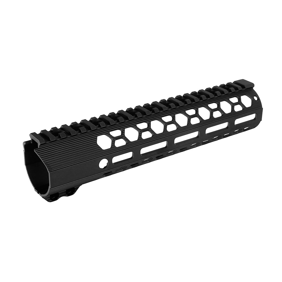 Floating Handguard Bottom Lock ohhunt® AR-15 Lightweight Round Honeycomb M-lok Free Float Handguard 7