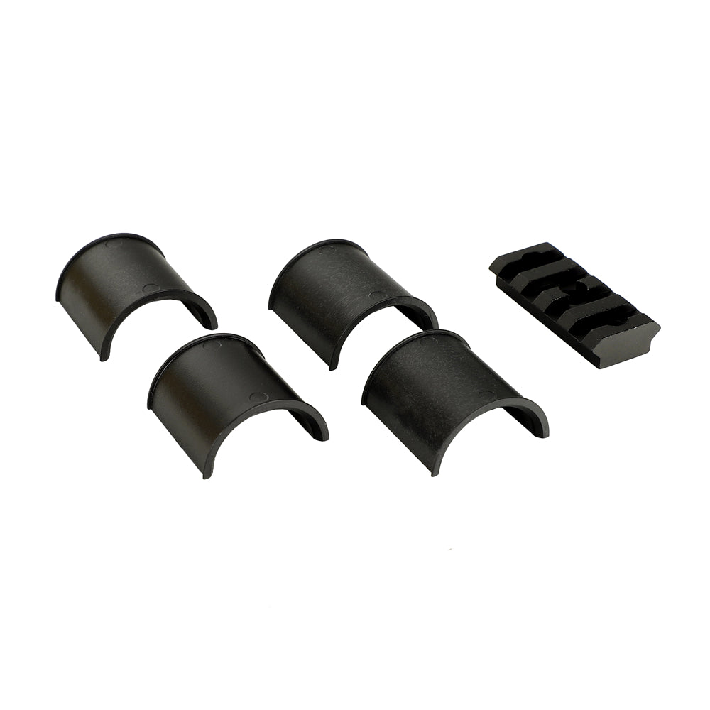 Ohhunt – Lot De 2 Anneaux De Visée Picatinny/Weaver 25,4 Mm – Rail 11 Mm, Profil Moyen, Aluminium Mat Noir