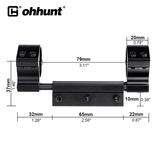 scope mount size