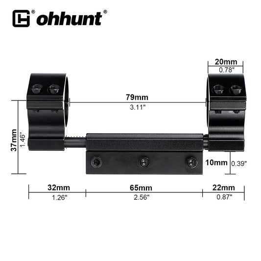 scope mount size