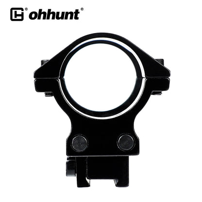 ohhunt® 11mm 3/8" Dovetail Zero Recoil Scope Mount 1 inch 30mm Dia with Stop Pin High Profile