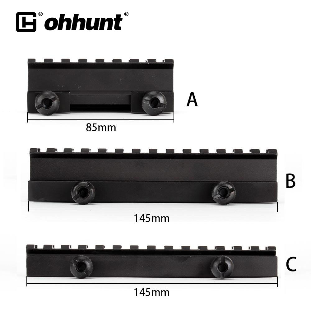 Ultra Cheap Picatinny Rail Riser Mount for Red Dot – ohhunt