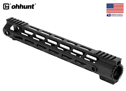 ohhunt® AR-15 13.5" Ultra Slim Lightweight Free Float M-LOK Rail Handguard With Barrel Nut For Rifle