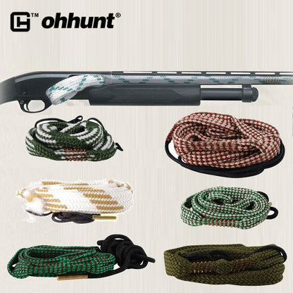 ohhunt Rifle/Pistol/Shotgun Gun Cleaning Gauge Barrel Cleaner Bore Cleaner .177 .22 .30 .308 .338 .357 .416 .44/.45 7MM 8MM 12GA 16GA Cleaning Kit