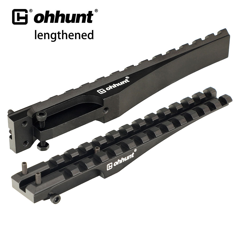 ohhunt Lengthened AK Rear Sight Rail Mount for Red Dot Sight AK-47/AK-