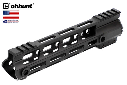 ohhunt® AR-15 9" Mid Length Ultra Slim Lightweight Free Float M-LOK Rail Handguard With Barrel Nut