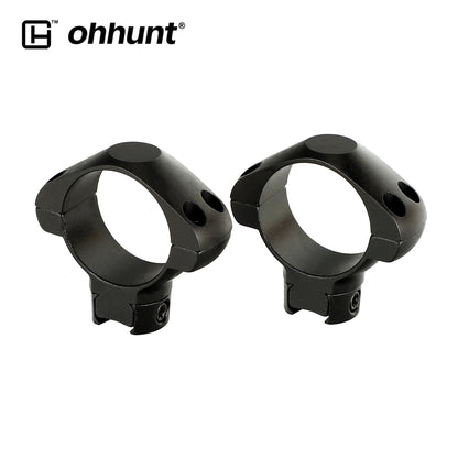 ohhunt® Steel 30mm Diameter 11mm 3/8 Dovetail Scope Rings - Medium Profile