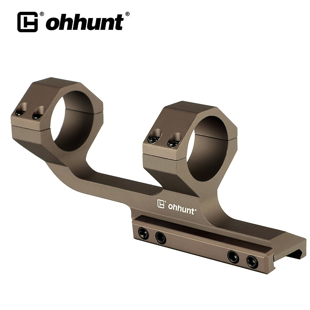ohhunt High Profile 30mm Picatinny Cantilever Mounts with Reducer - Tan Color