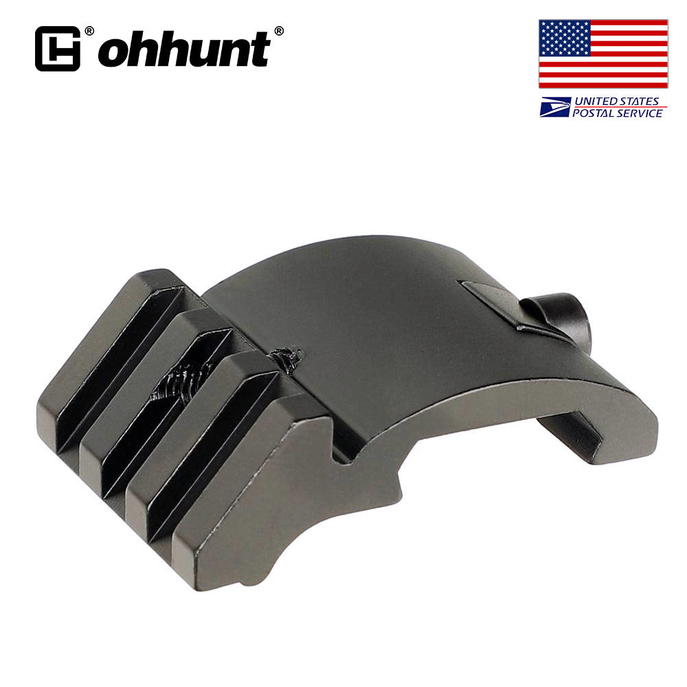 ohhunt Ultra Low Profile Offset Picatinny Rail Mount for Red Dot Magnifier Flashlights