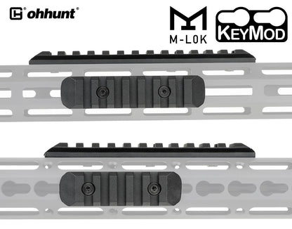 ohhunt M-lok & KeyMod Picatinny Rail Section