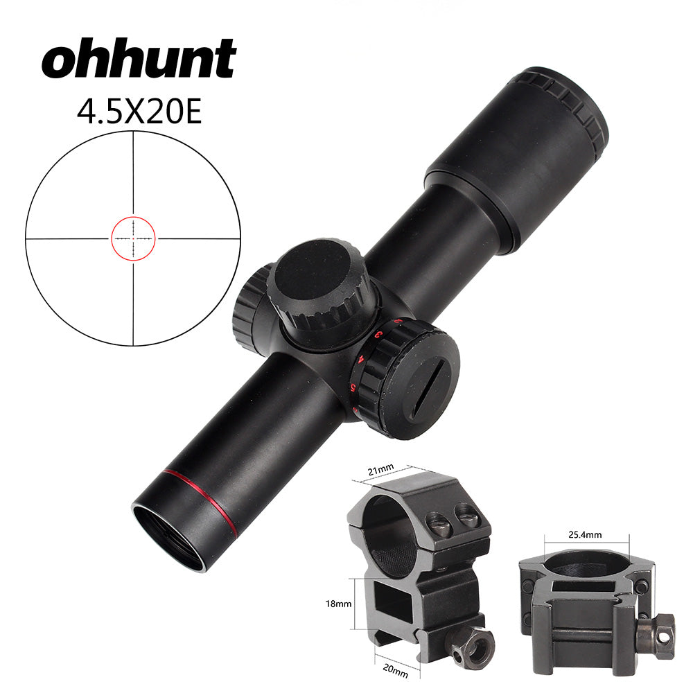 ohhunt 4.5x20E Lightweight Compact Rifle Scope
